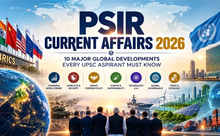 PSIR Current Affairs 2026: 10 Key Global Issues for UPSC